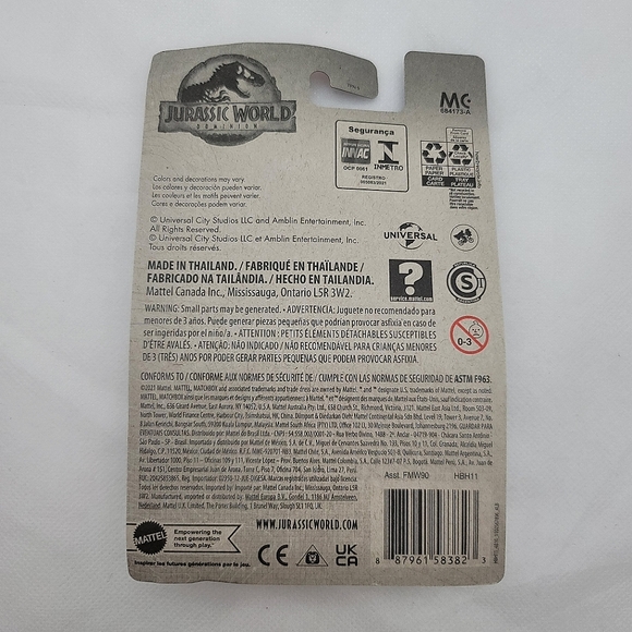 Matchbox Jurassic World Dominion Armored Action Transporter - Picture 2 of 2